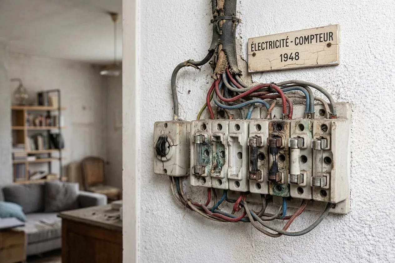 Électricien à Rueil-Malmaison — avant (chantier 1) Électricien à Rueil-Malmaison — avant (chantier 1)